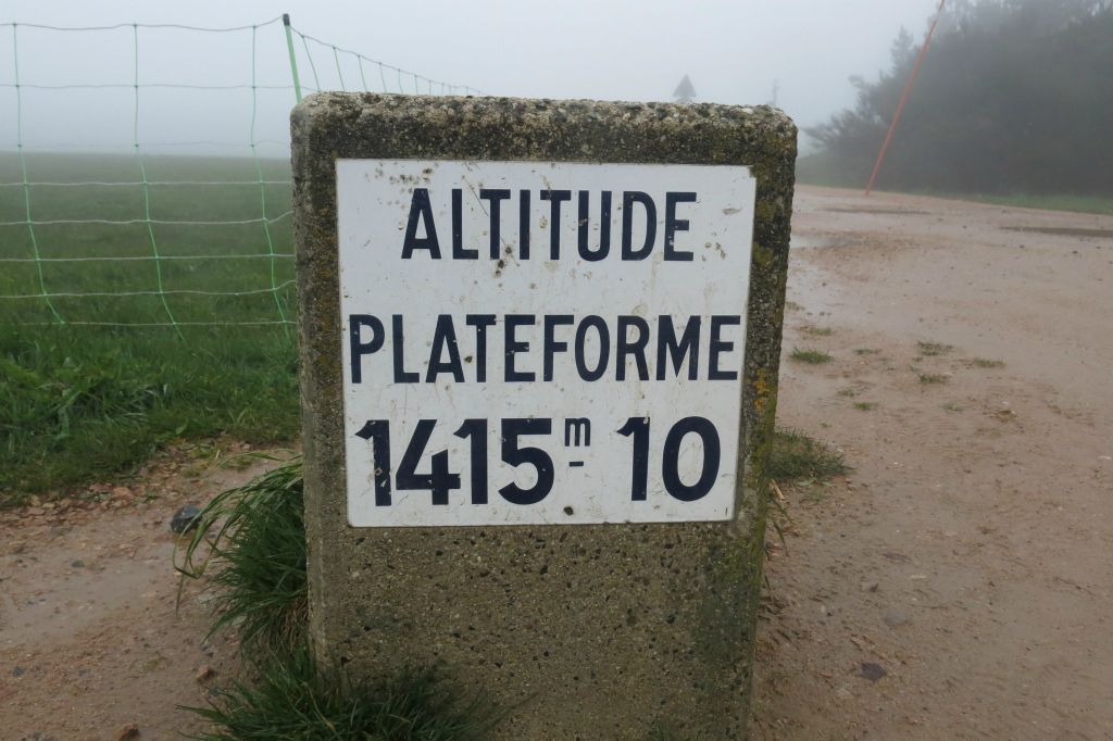 Plateforme pour embrasser le large panorama...inexistant aujourd'hui !